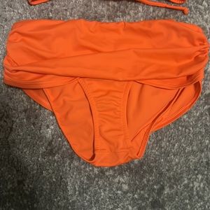 2/$20  VENUS swim bikini bottoms bright Orange tropical 6